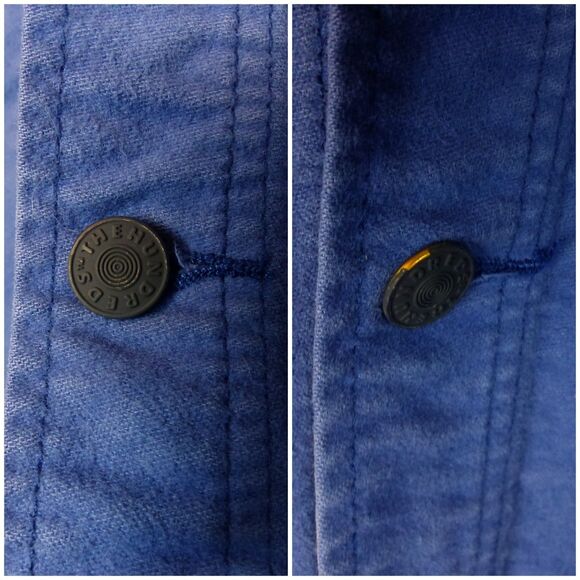 The Hundreds Chore Jacket Mens XL Blue Lens Work Utility Coat Cotton Twill Skate - Picture 9 of 13